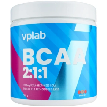 VPLAB BCAA 2:1:1 Drink Raspberry komplekss, 300 g