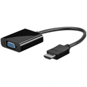 MicroConnect H4F02AA Adapter HDMI - VGA M/F Black 