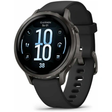 Viedais pulkstenis Garmin Venu 4 – 41 mm, melns kr