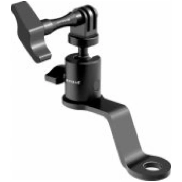 Puluz Aluminum Motorcycle Mirror Camera Mount akse