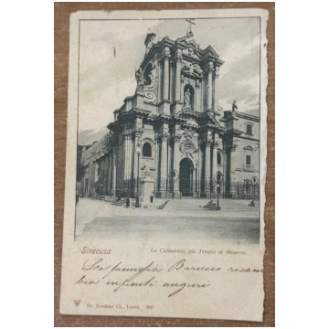 Siracusa la Cattedrale Cartoline d'Epoca