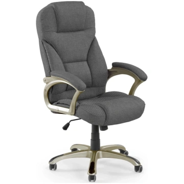 Darba krēsls Demsond 2 Grey/Gold, pelēka krās