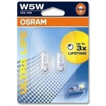 Spuldzīte ULTRA LIFETIME W5W 12V 5W (kompl. 2 gab.
