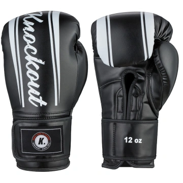 Knockout Drago Boxing gloves black, white 10oz KOB