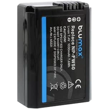 Blumax akumulators saderīgs ar Sony NP-FW50 | 1030