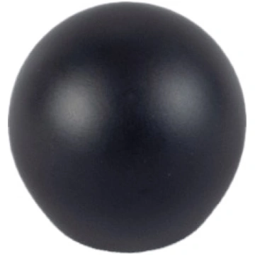 Karnīzes gals Domoletti ASPEN KULA, Ø 19 mm, melns