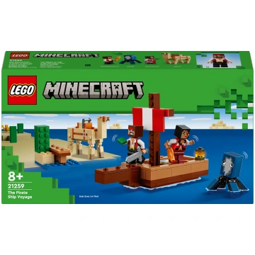 LEGO Minecraft Pirātu kuģa ceļojums 21259
