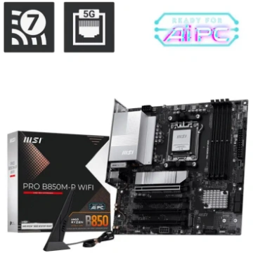 Mainboard|MSI|AMD B850|SAM5|Micro-ATX|Memory DDR5|