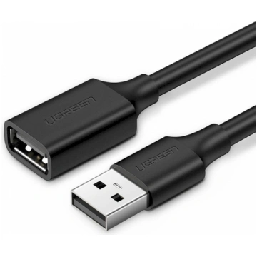 USB 2.0 extension cable UGREEN US103, 1m (black) 1