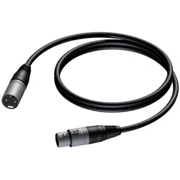 CABLE XLR MALE-XLR SIEVIETE 1M Procab