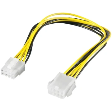 Goobay EPS PC power extension cable, 8-pin 51361
