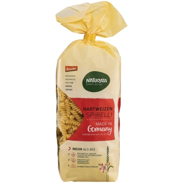 BIO Makaroni, cieto kviešu, spirāles, 500g NATURAT