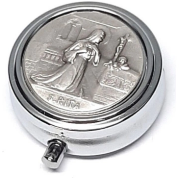 St. Rita mini metal box DELL'ARTE ROMA