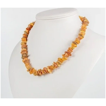 Neapstrādāta dzintara kaklarota AMBER WAY