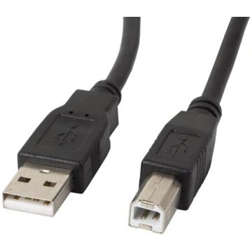 Vads Lanberg CA-USBA-11CC-0010-BK, USB/USB 2.0 typ