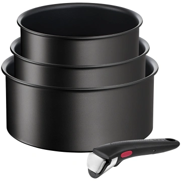 Tefal Ingenio Unlimited, 4 priekšmeti, melna - Kat