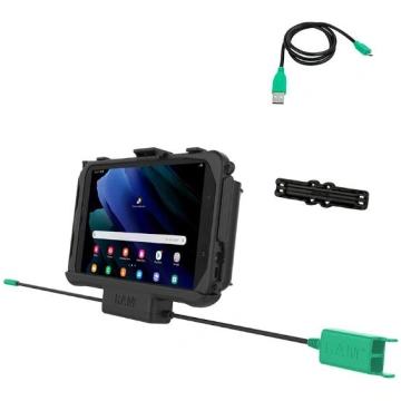 UNPKD EZ-ROLL"R DOCK POWER & DATA W/ 2 USB-A FEMAL