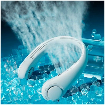 NeckFan, pārnēsājams ventilators, kas der ap kaklu