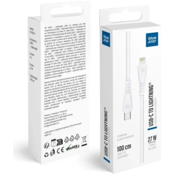 Cable USB C to Lightning Blue Star 3A 27W 1 m PJ-D