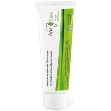 Remineralizējoša zobu pasta ApaCare, 75 ml