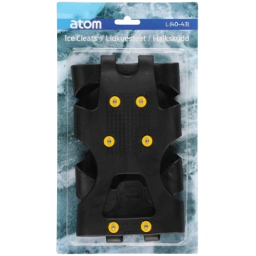 Pretslīdes apavu furnitūra Atom Snow grip, melna k