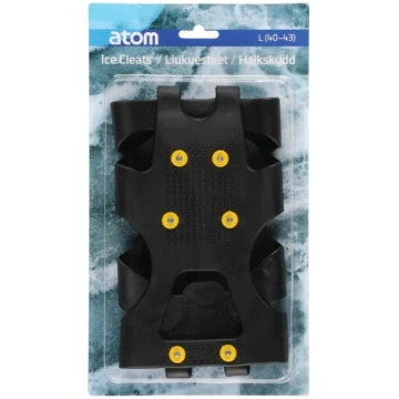 Pretslīdes apavu furnitūra Atom Snow grip, melna k