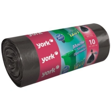 YORK maisiņi atkritumiem, 120 L, 10 gab