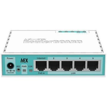 NET ROUTER 10/100/1000M 5PORT/HEX RB750GR3 MIKROTI