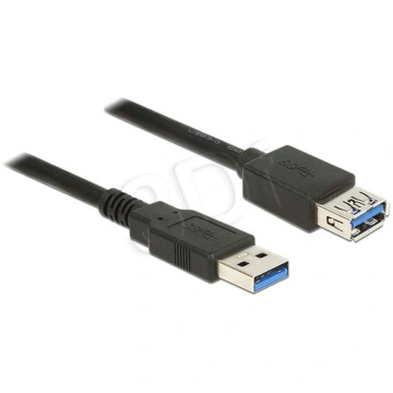 Cable USB 3.0 0.5m AM-AF black ( 85053 ) USB kabel