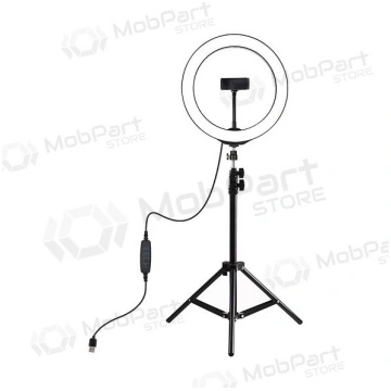 LED žiedinė lampu 26cm,ar trikoju stovu iki 1.1m u