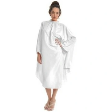 Upgrade Charme - Cutting cape with sleeves - white