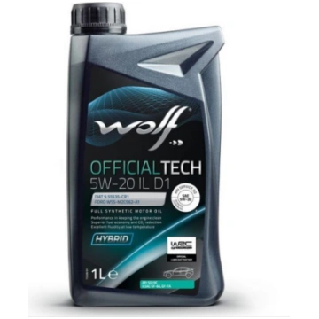WOLF OFFICIALTECH 5W20 ILD1 1L API SQ/RC, ILSAC GF
