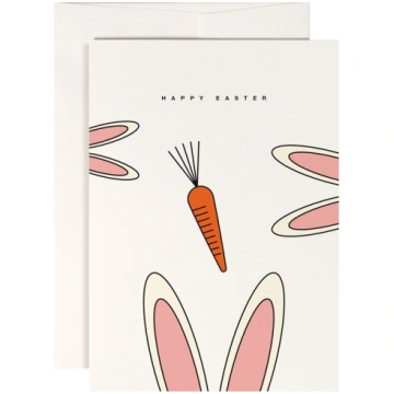Kartīte White Rabbits, Happy Easter