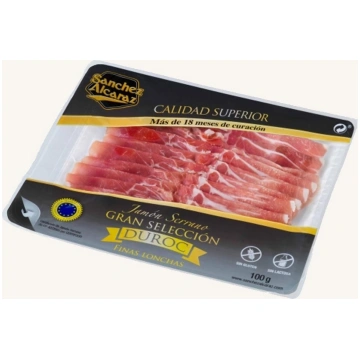 Serrano ham (jam?n) ETG, 50% Duroc breed or more, 