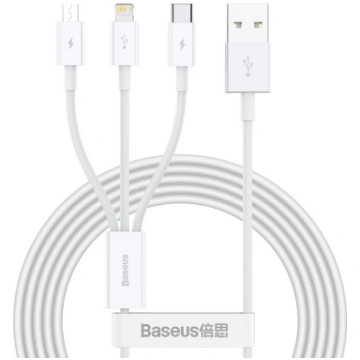 Vads Baseus USB - Lightning/USB-C/microUSB, Lightn