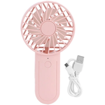 Rokas ventilators, mini, USB uzlāde, teleskopisks 