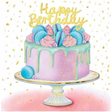 HENRY Karnet KW Tort Happy Birhday 589983 (5905701