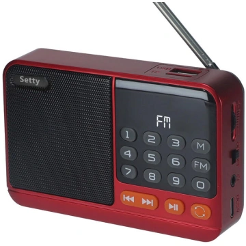 Setty Setty mini FM radio + Bluetooth skaļrunis SF