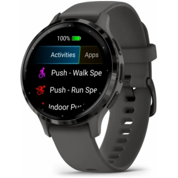 GARMIN Venu 3S, Black Sesame + Slate sporta pulkst