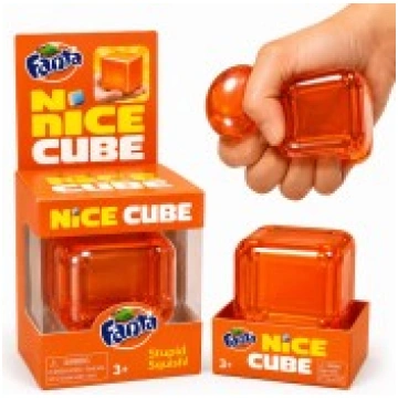 Super Solid Squish! Nice Cube - Fanta - Antistresa