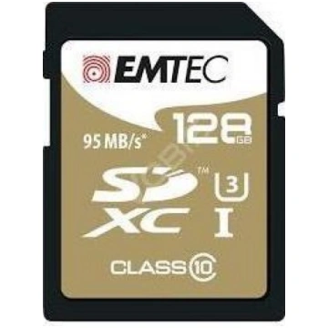 EMTEC MicroSD Card 128GB SDXC CL10 Speedin V30 A1 