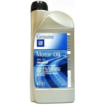 Motoreļļa GM Dexos2 Longlife 5W-30, 1 l