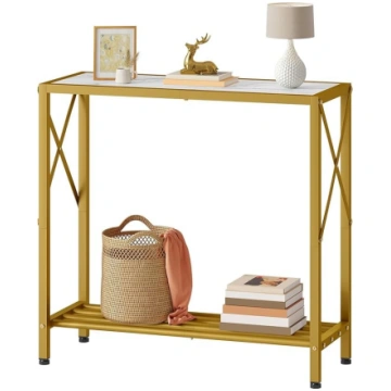 Tajsoon Entrance Table, 2-Tier Small Console Table