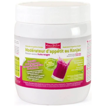 Bebida moderadora de apetite com konjac sabor frut