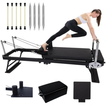 Pilates Reformer mašīnu komplekts, salokāms dizain