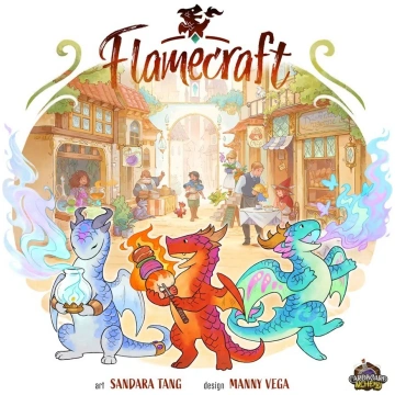 Galda spēle Cardboard Alchemy Flamecraft, EN