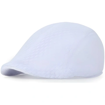Vasaras vīriešu berete - Balta KP22105 IZMAEL