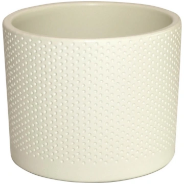 CERAMIC POT WALEC KROPKI D13 VANILLA 5906750951669