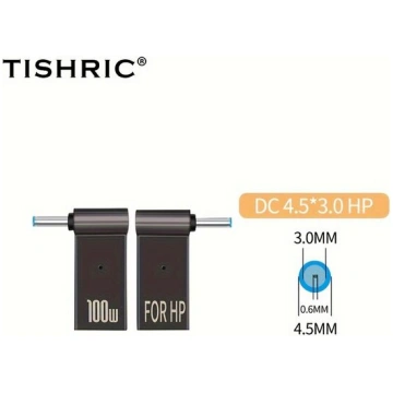 TISHRIC 100W Ātra Uzlāde USB-C līdz DC Adapteris H