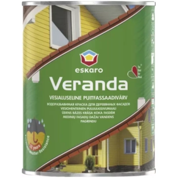 Eskaro VERANDA 0,9L PELĒKA krāsa koka fasādēm